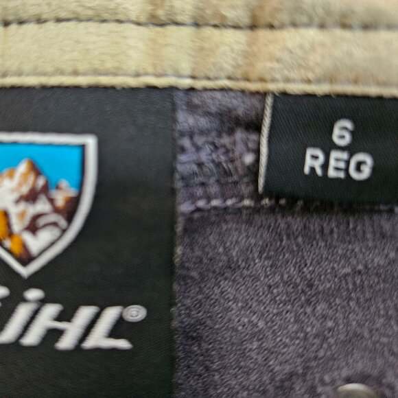 Kuhl Grey Corduroy Pants - Stretchy Straight Leg - Size 6 Regular - Picture 4 of 6